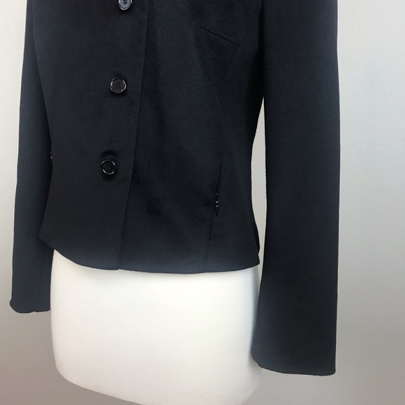 Akris Punto Black Wool Angora Cashmere Jacket - Picture 5 of 8